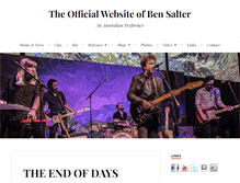 Tablet Screenshot of bensalter.com.au